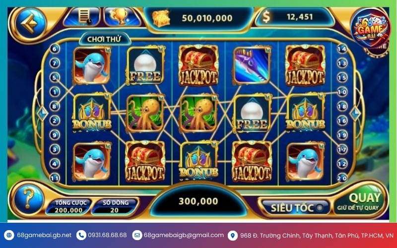 Hướng Dẫn Chơi Slot Game Thủy Cung