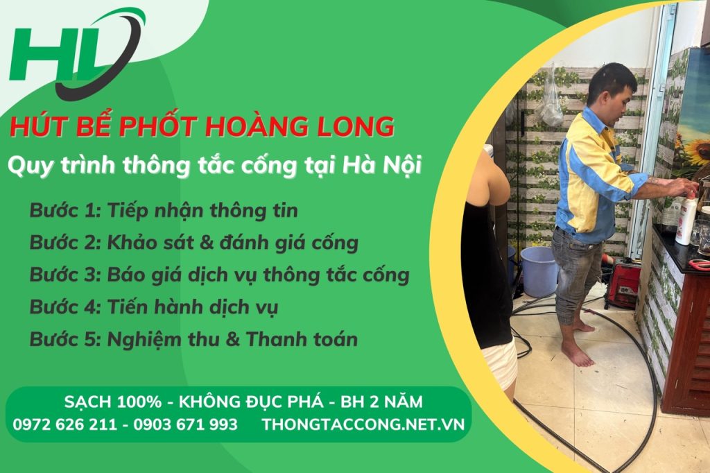 thông tắc cống tại Hà Nội